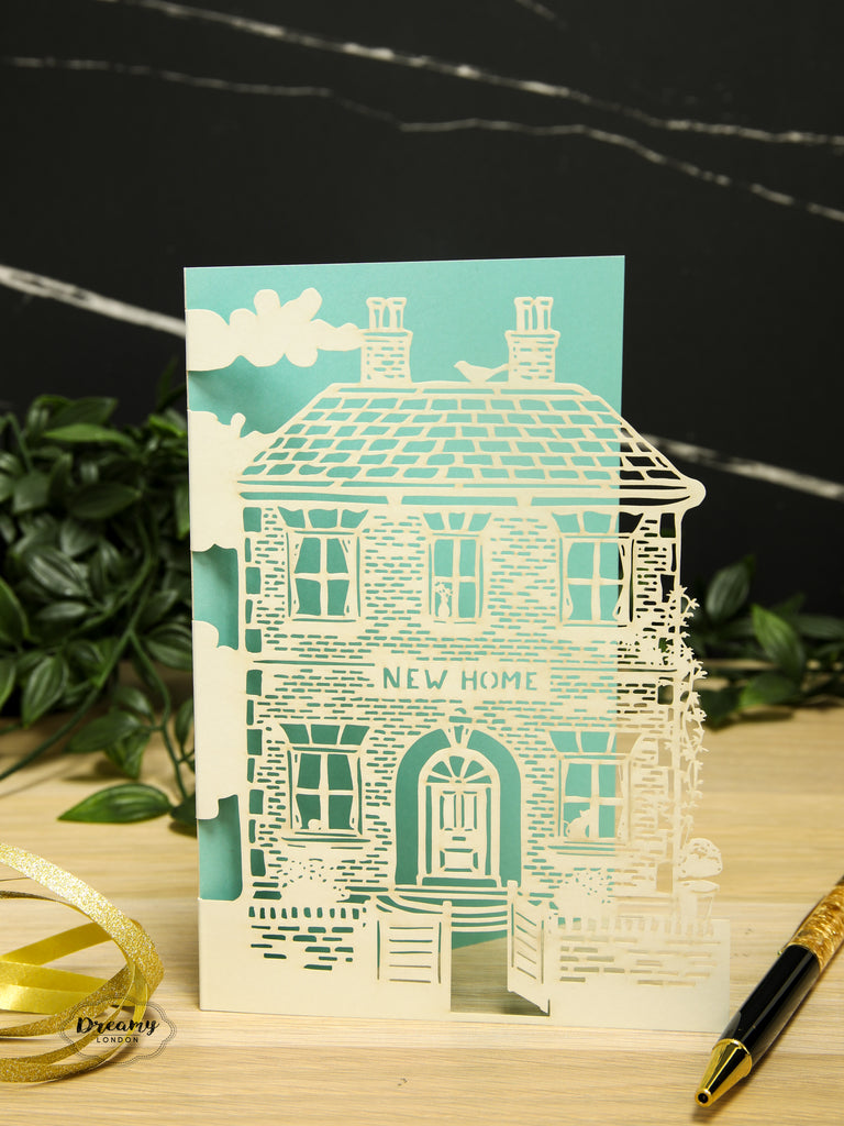 Laser cut New Home Card