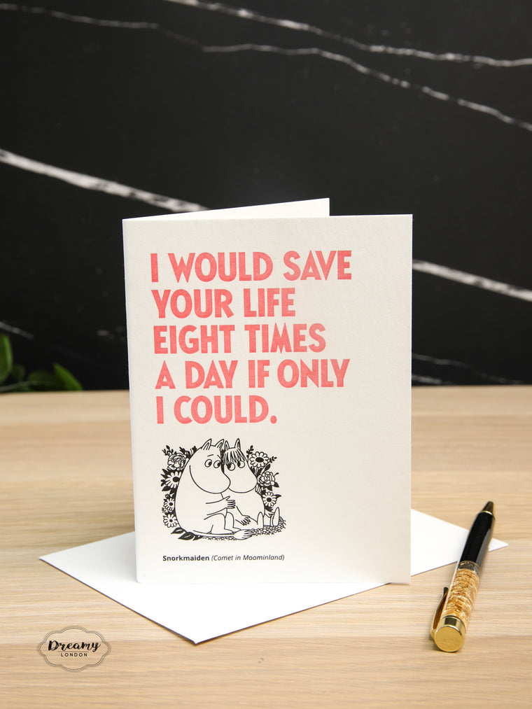 If I Could Save Your Life Moomin Card
