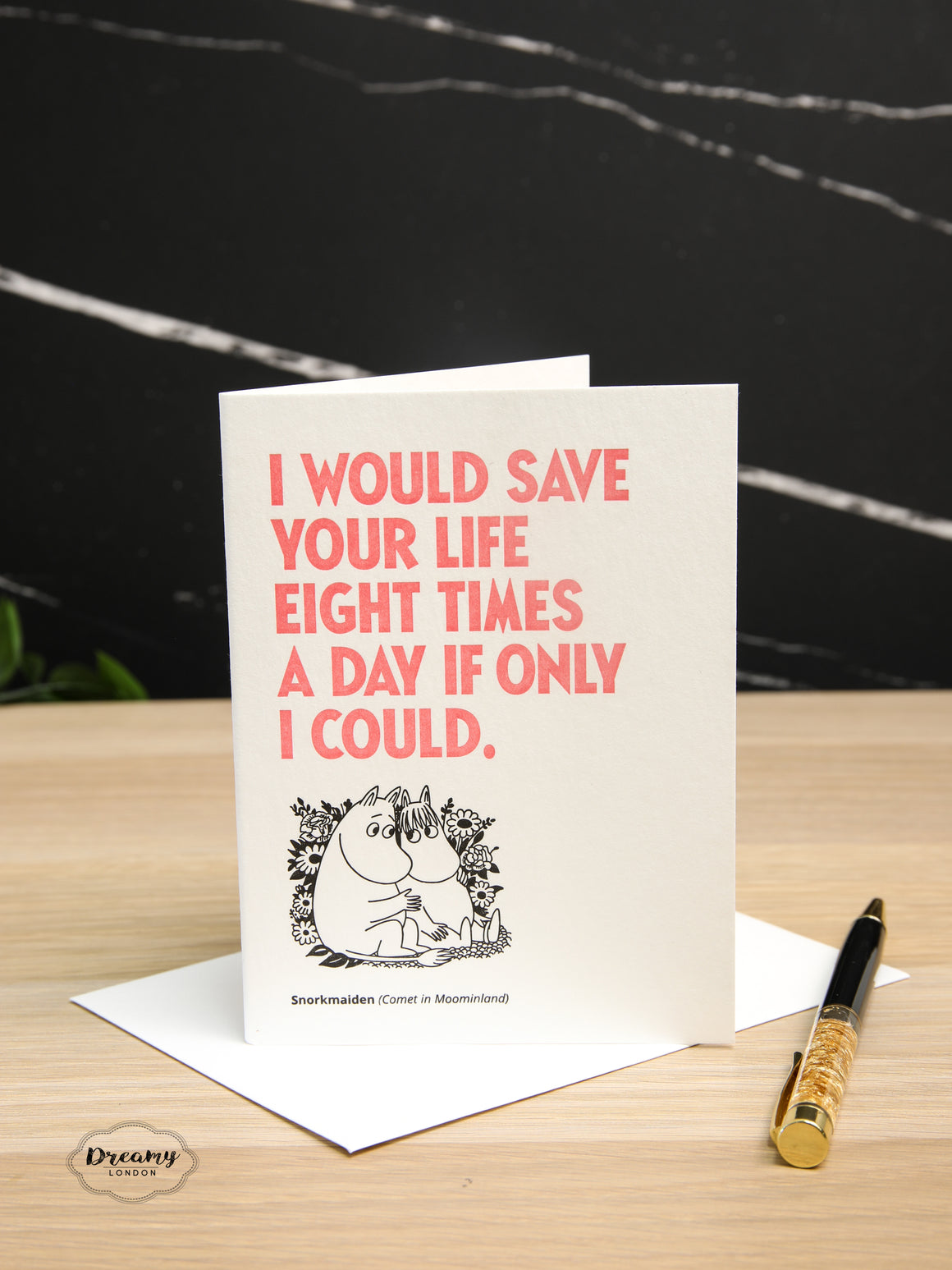 If I Could Save Your Life Moomin Card