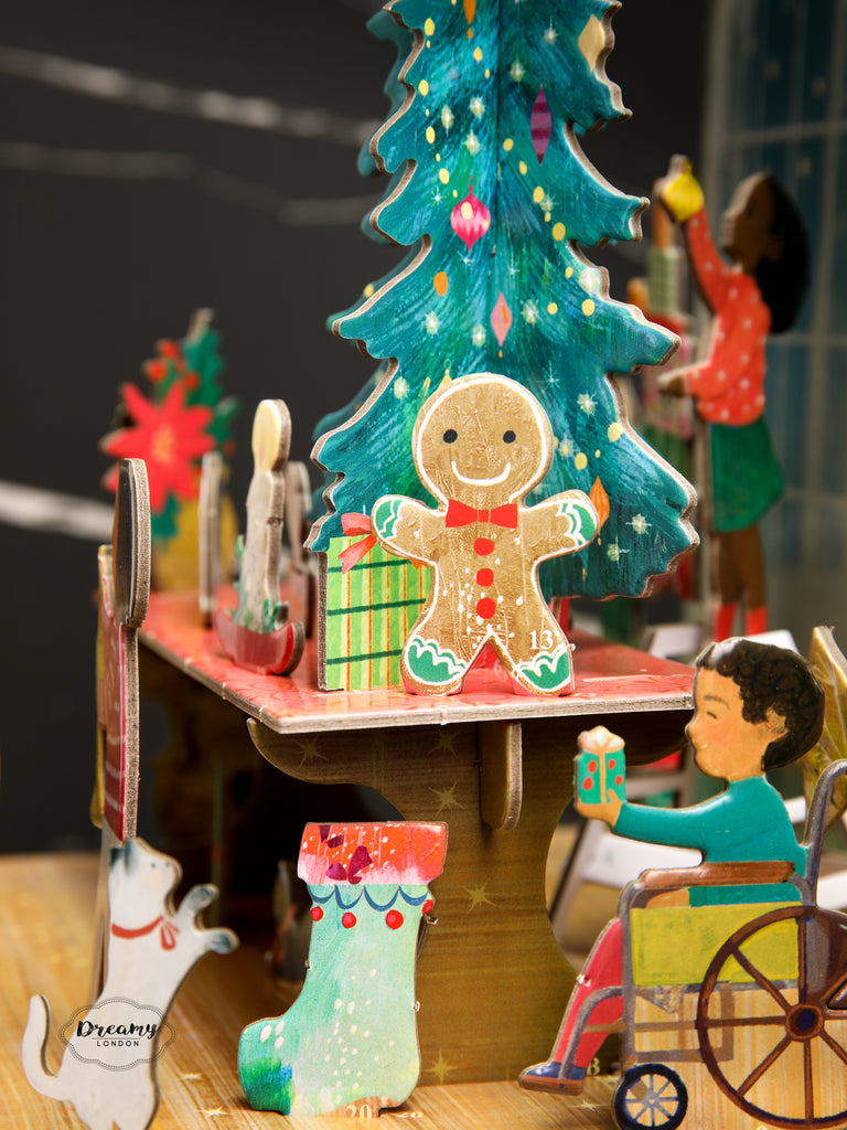 Kids Christmas Party Pop & Slot 3D Advent Calendar