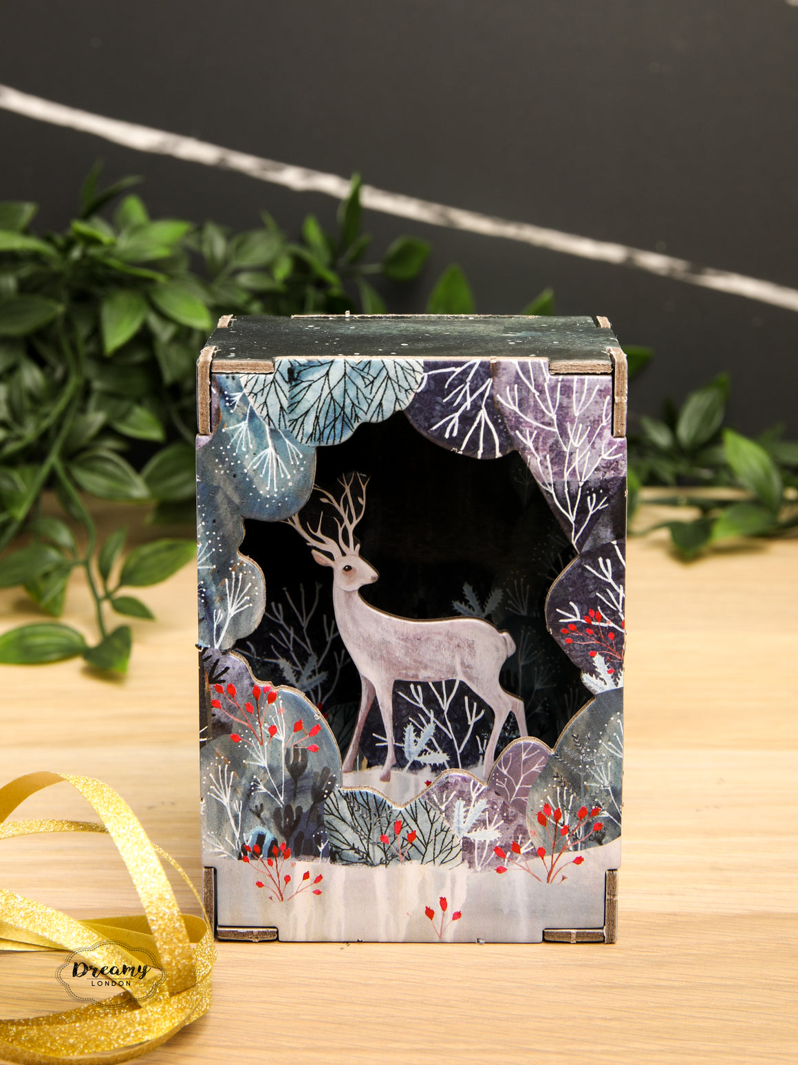 Silver Stag Pop & Slot 3D Diorama
