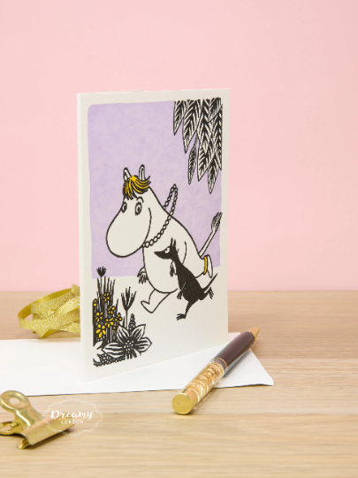 Moomin and Sniff Greeting Card