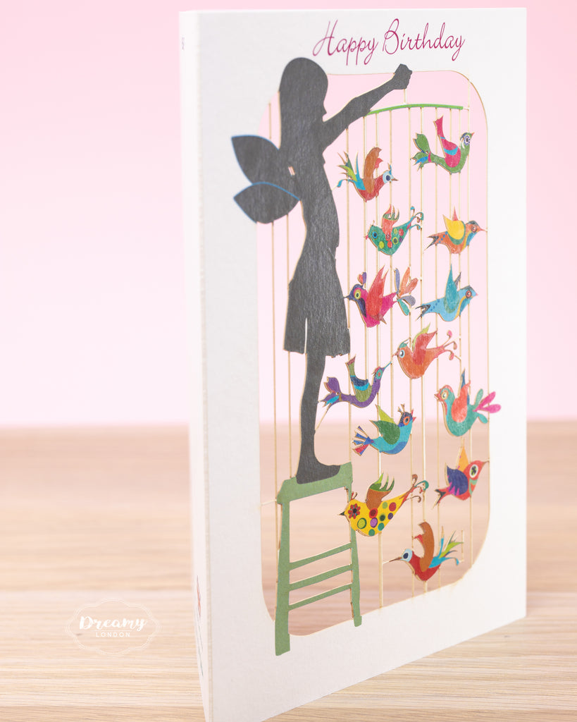 Angel Birthday Card - dreamylondon