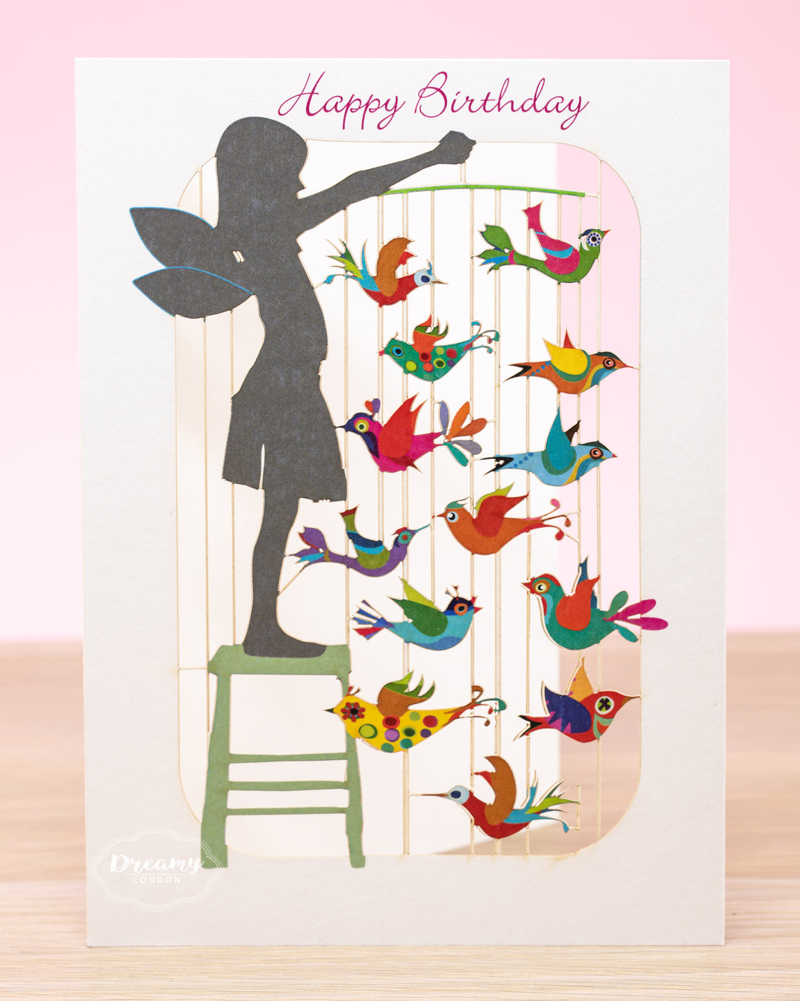 Angel Birthday Card - dreamylondon