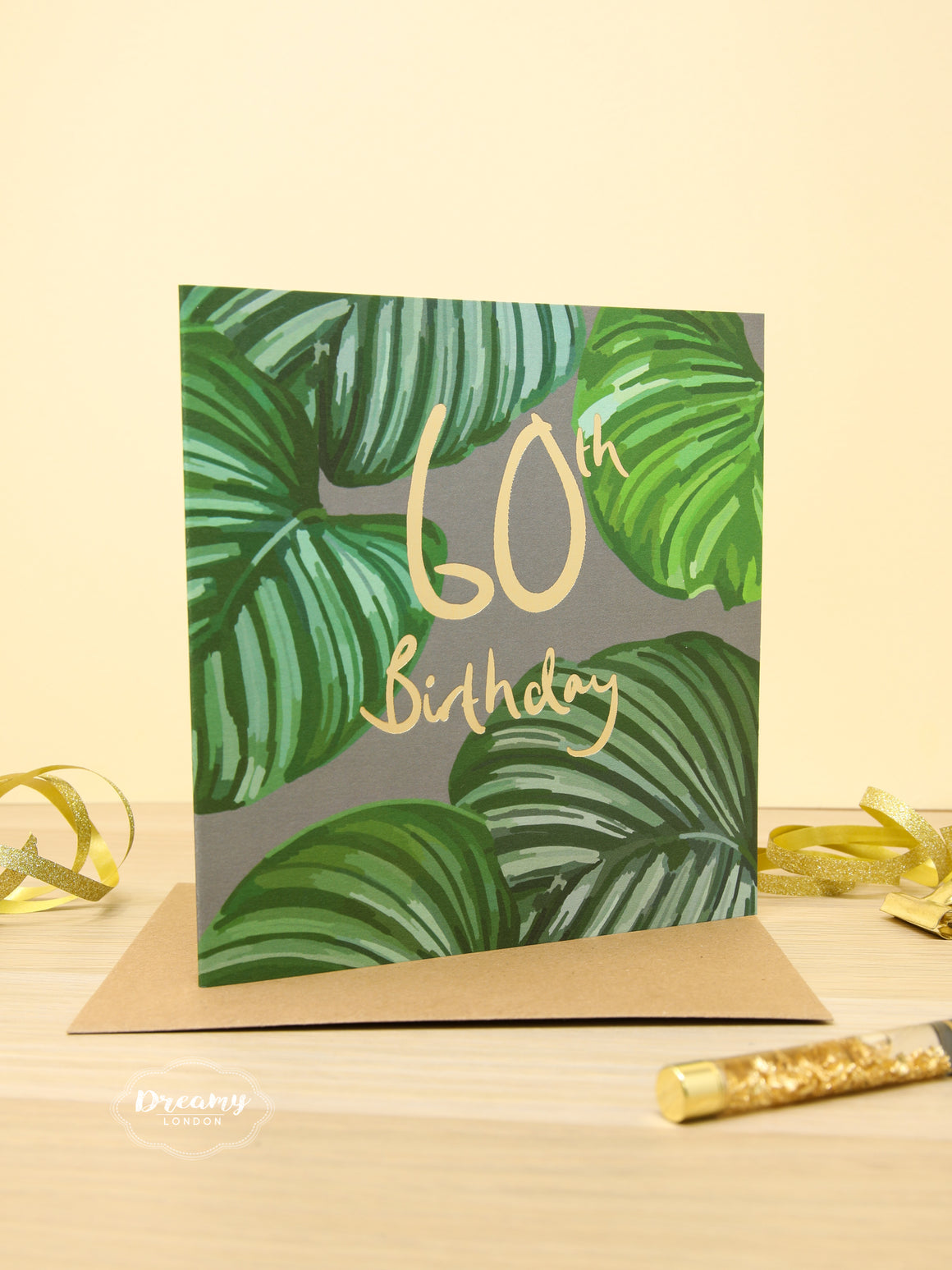 60th Tropical Birthday Card