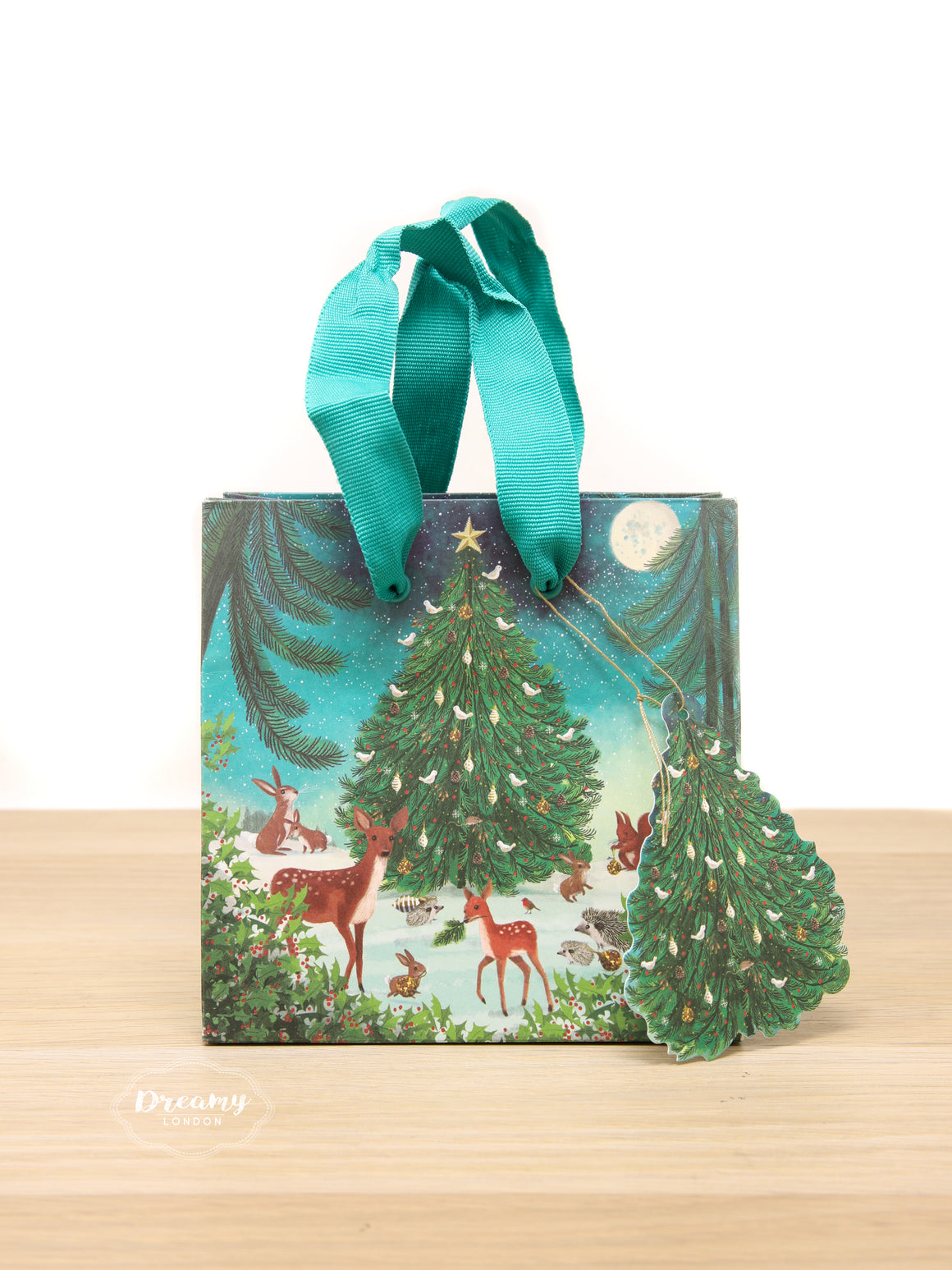 Festive in the Forest Mini Illustrated Gift Bag