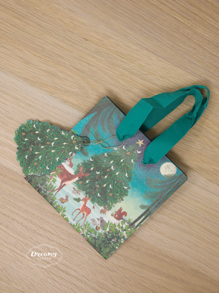 Festive in the Forest Mini Illustrated Gift Bag