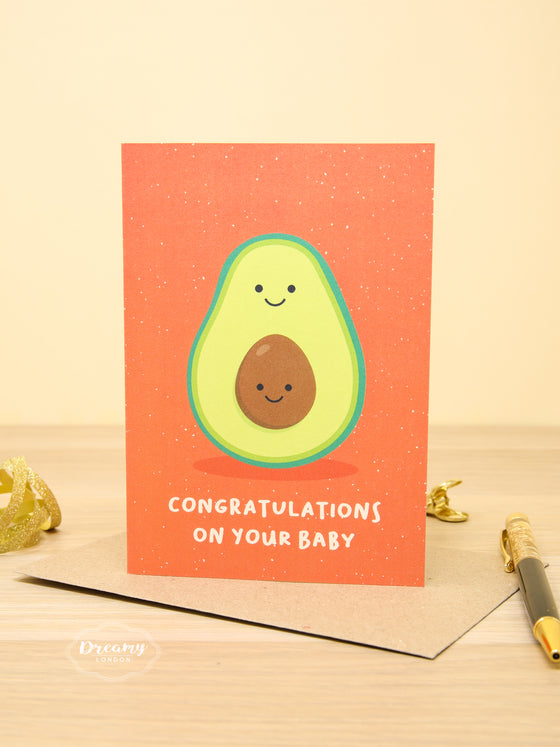 Avocado Congatulations on Your Baby Card