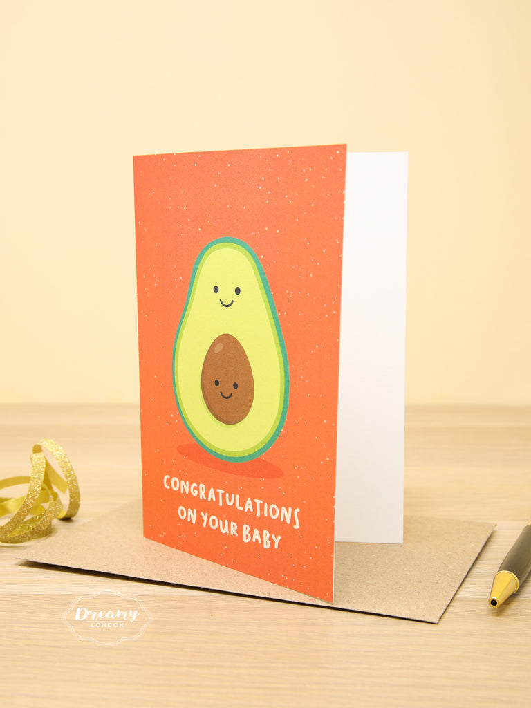 Avocado Congatulations on Your Baby Card