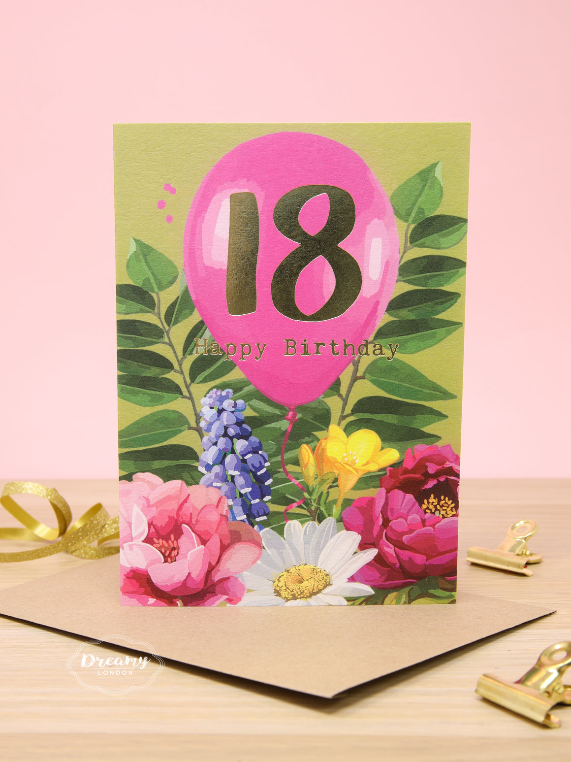 Blossom 18th Birthday Card