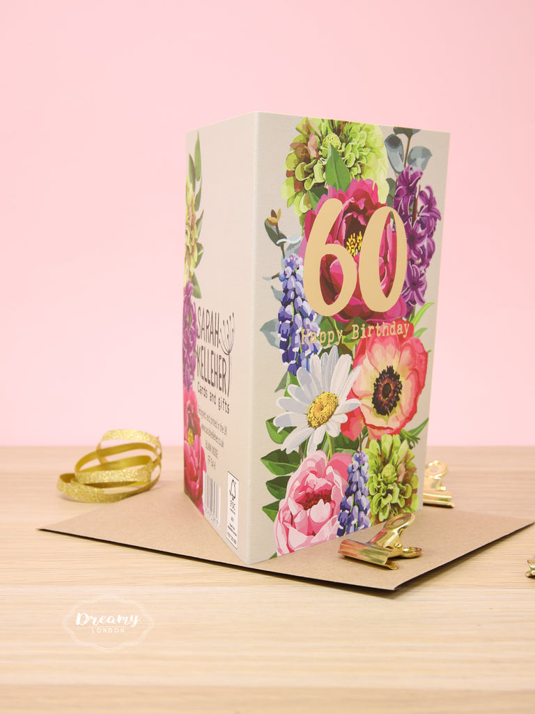 Blossom 60th Birthday Card