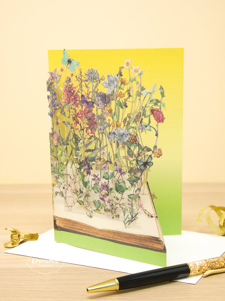 Easter Floral Lasercut Greeting Card