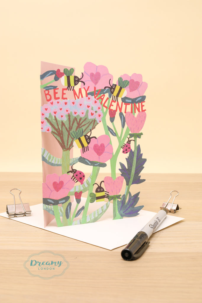 Bee Valentines Card