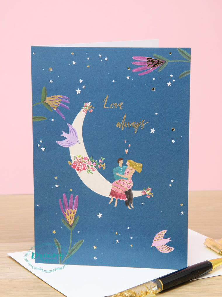 Lovers on the Moon Card