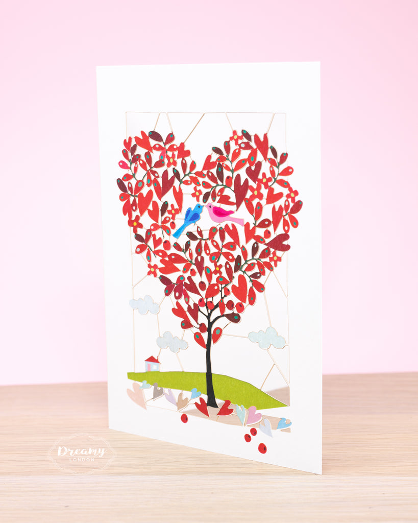 Love Birds Greeting Card - dreamylondon
