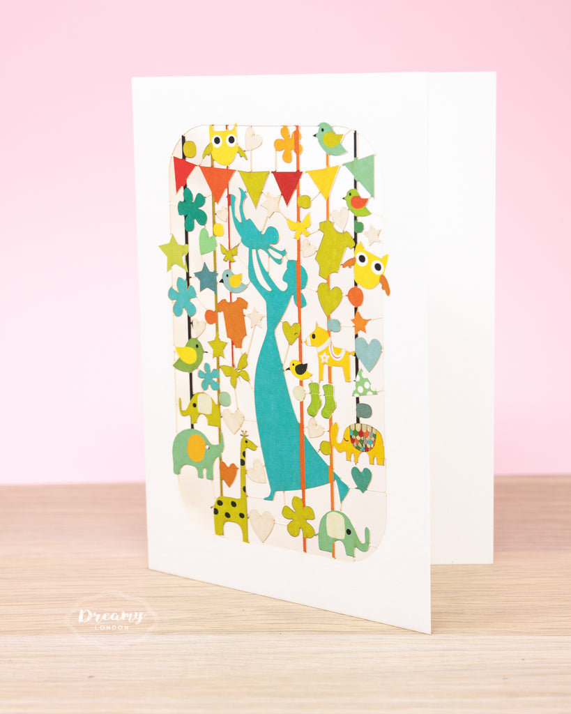 New Baby and New Mom Greeting Card - dreamylondon
