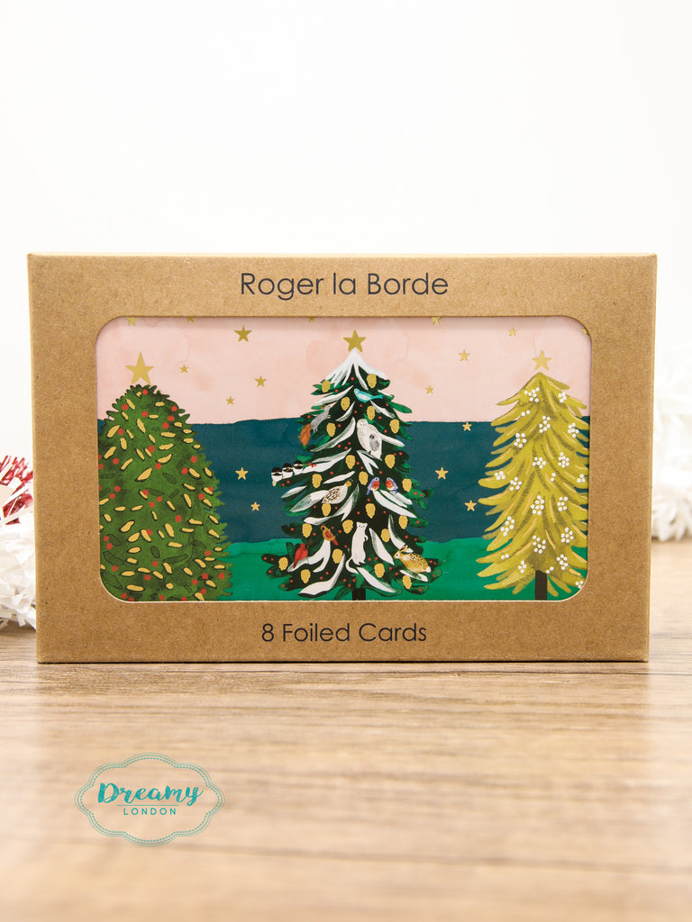 Animal Christmas Eve Boxed Petite Christmas Cards