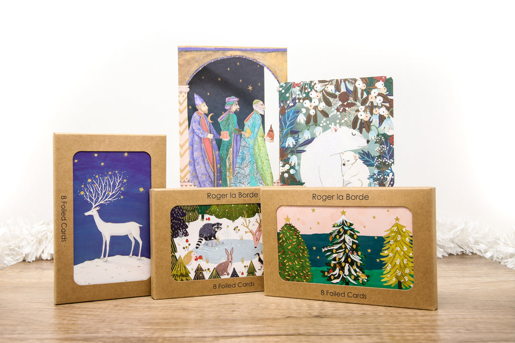Celestial Christmas Boxed Petite Christmas Cards