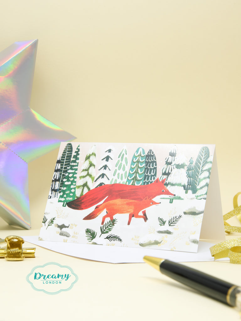 Festive Forest Boxed Petite Christmas Cards