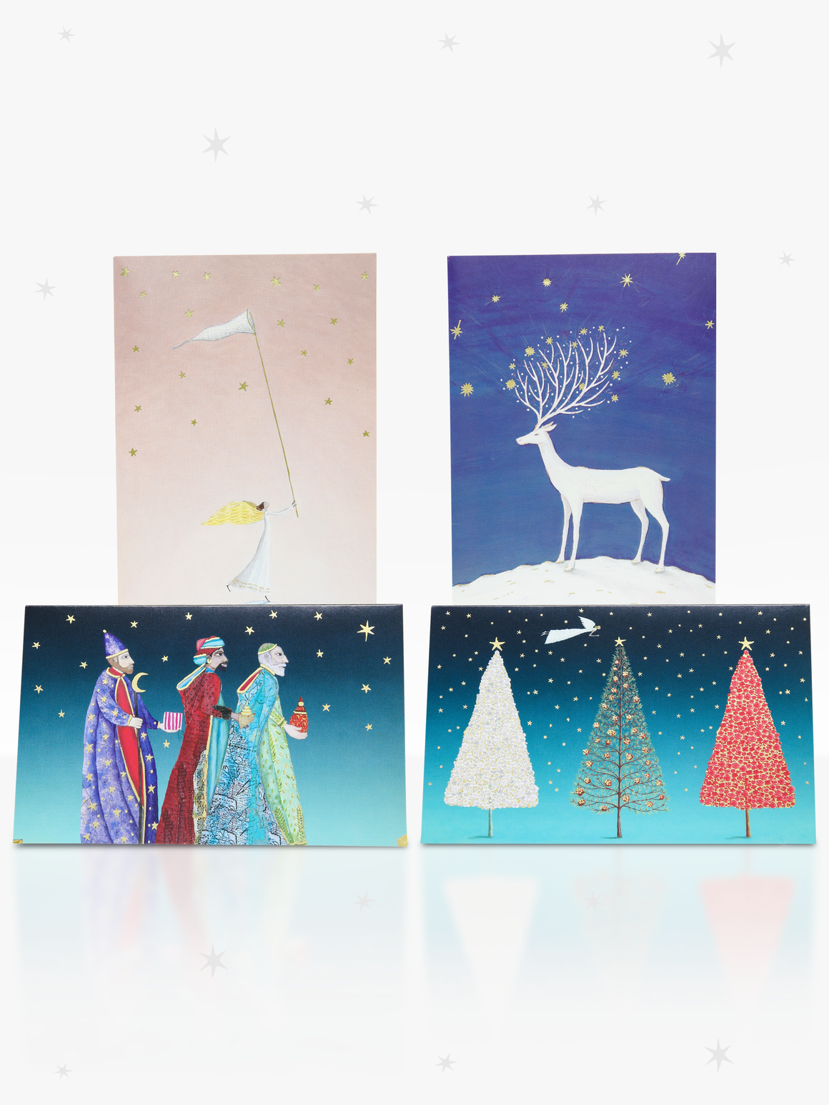Celestial Christmas Boxed Petite Christmas Cards