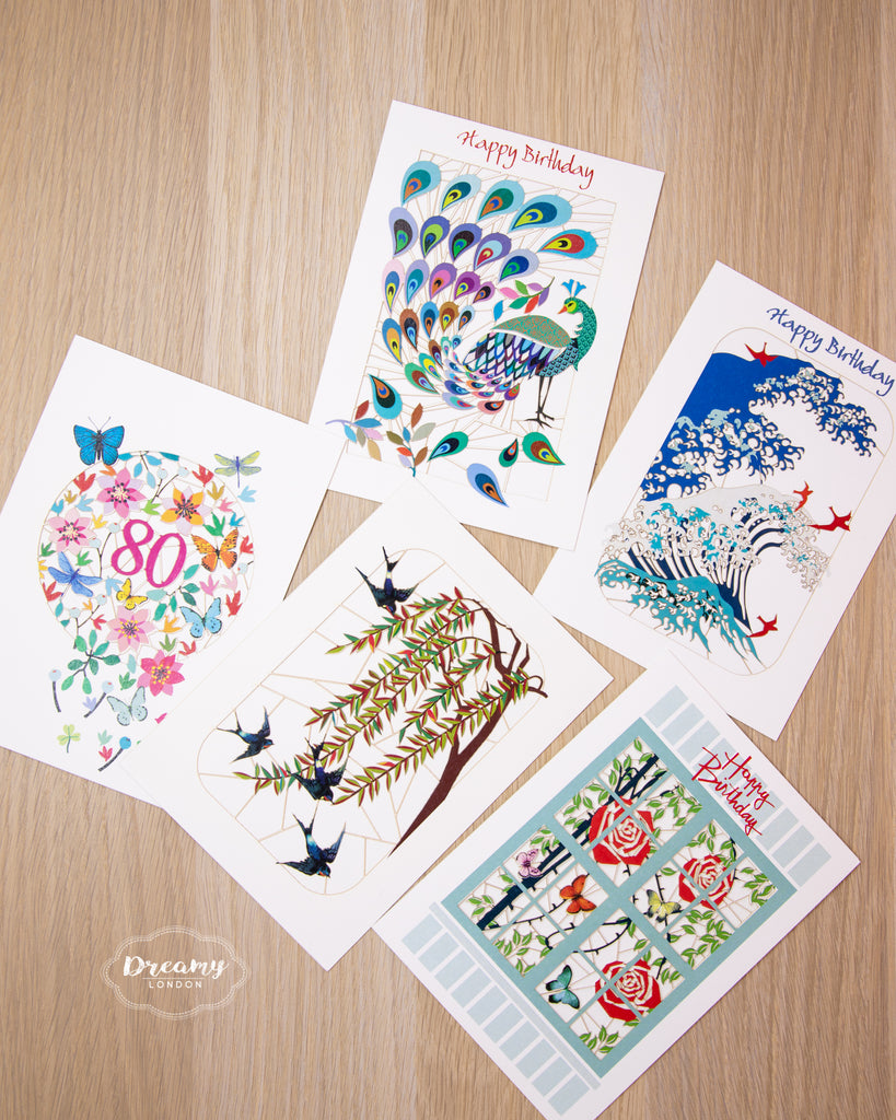 Mix and Match 5 Greeting Cards - dreamylondon