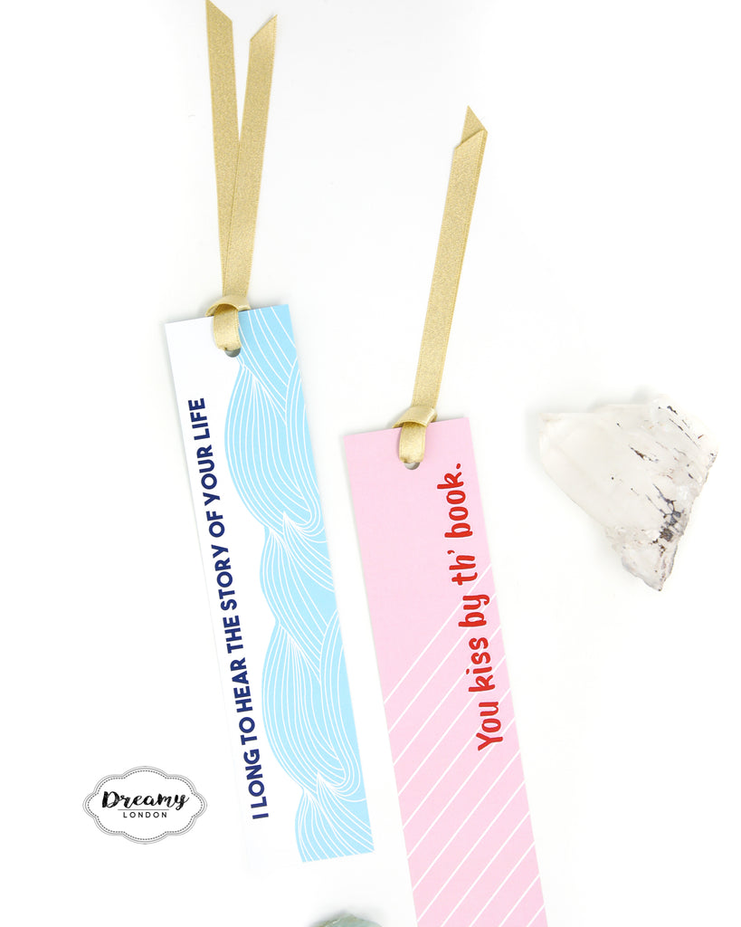 Set of 2 Shakespeare's Quotes Bookmarks - dreamylondon