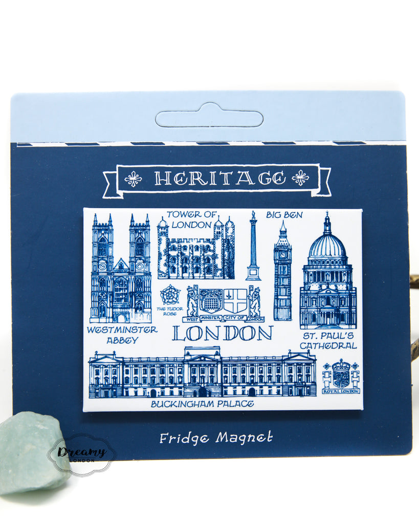 Heritage London Fridge Magnet - dreamylondon