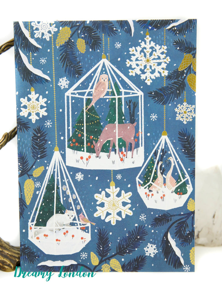 Winter Garden Christmas Card - dreamylondon