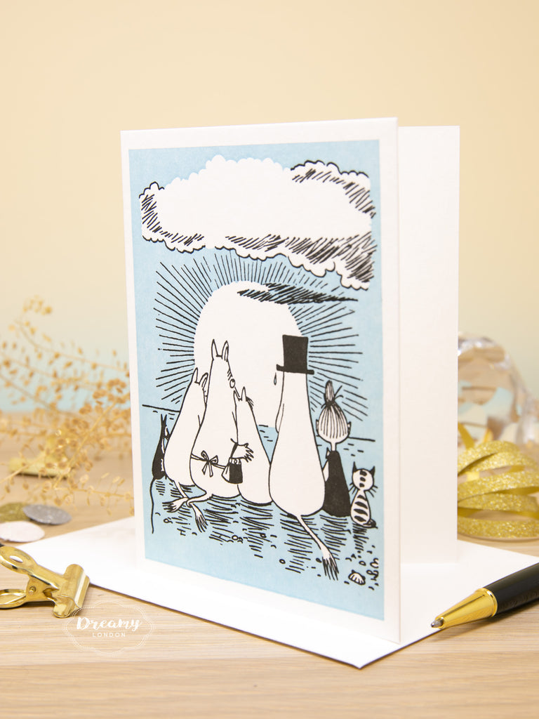Moomin Family Goodbye Greeting Card