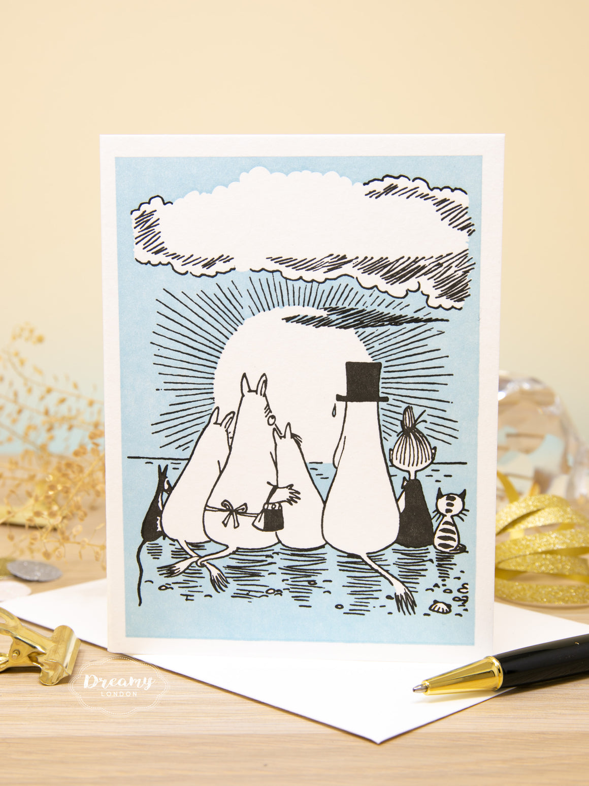 Moomin Family Goodbye Greeting Card
