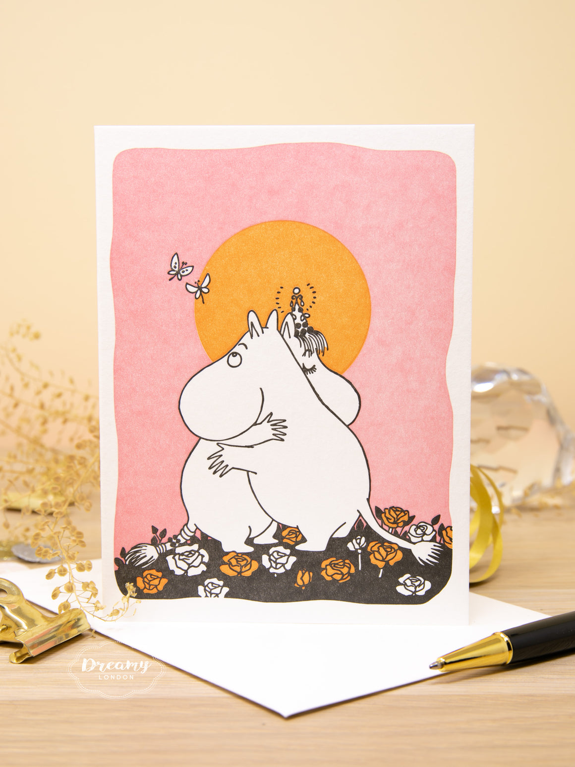 Moomin Hug Love Greeting Card